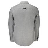 Camisa de algodón azul Tommy Hilfiger